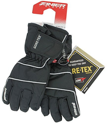 Zanier Boy 's Astro GTX Ski Handschuhe schwarz schwarz X-Small