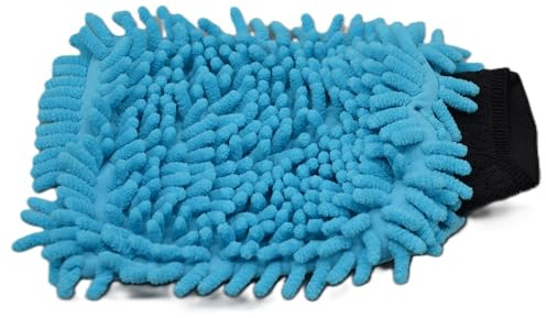 ROTWEISS 8060 Waschhandschuh Mikrofaser Rasta blau