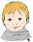 Sterntaler Halstuch - Kopftuch - Piratentuch - ALLROUNDER, Gr. 2, Fb. 636 lavendel, mit Sternenmuster