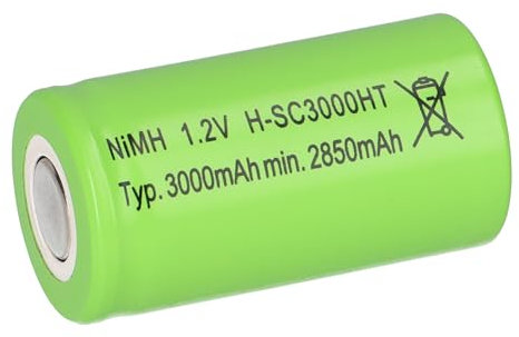 Mexcel -SC3000H Spezialakku Sub-C Hochtemperaturbeständig Flag Lötkolben Z-Flagge NiMH 1,2V 3000mAh