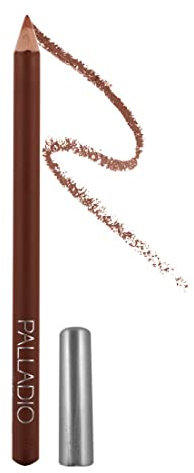 Palladio Lip Liner Pencil, Wooden, Firm yet Smooth, Contour and Line with Ease, Perfectly Outlined Lips, Comfortable, Hydrating, Moisturizing, Rich Pigmented Color, Long Lasting, Natural