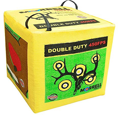 Morrell Double Duty 450 FPS Cube Field Point Archery Bag Target, Yellow