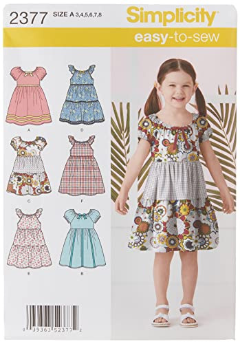 Simplicity Sewing Pattern 2377 Child’s Dresses