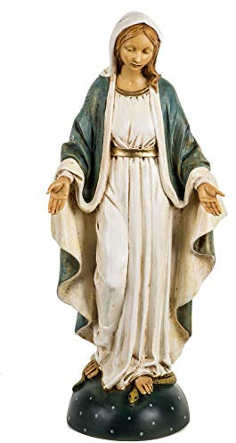 Holyart Statuen aus Resin und PVC: Statue Unbefleckte Jungfrau Maria 50cm, Fontanini