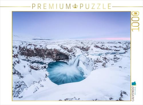CALVENDO Puzzle EIN Motiv aus dem Kalender Island - EIN Wintertraum | 1000 Teile Lege-Größe 64 x 48 cm Foto-Puzzle für glückliche Stunden