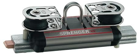 Traveller Boat Runner L - Bügel, 2 Liegeblöcke (Kugellager 6-12 mm), Parkschiene