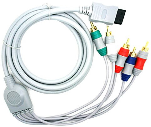 Cable Adaptador de 1 Conexion de Wii a 5 x AV Componentes para WII TV HDTV 2500