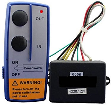Telecomando per verricello a distanza universale senza fili, 12 V, 30 m, TM/04000830-12 V-15