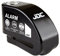 JDC Moto Motocicleta Bloqueo de Disco con Alarma – Jaws - Negro