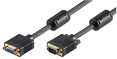 Wentronic CAK SVGA XGA 200V 15M/15F 2m 2m VGA (D-Sub) VGA (D-Sub) cable VGA - cables VGA (2 m, VGA (D-Sub), VGA (D-Sub), Macho/Hembra)