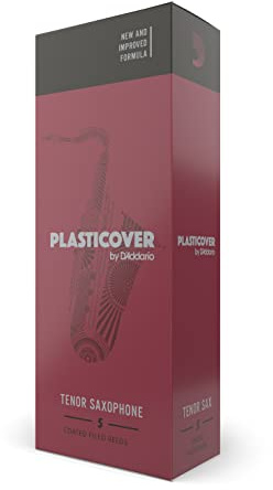 D'Addario Plasticover Tenor Sax Reeds Strength 4.0, 5-Pack