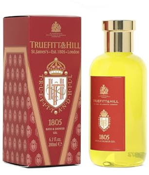 Truefitt & Hill 1805 Bath & Shower Gel, For Men 200Ml, 6.7 Ounce