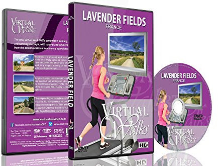 Virtual Walks - Lavender Fields, France For Indoor Walking, Treadmill And Cycling Workouts