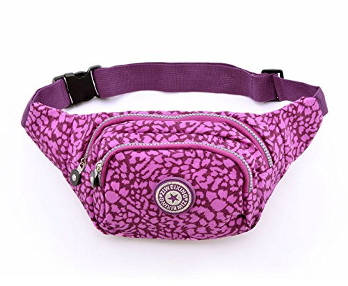 cygoshop Damen tragbar outdoor Sport Wandern Bauchtasche, Reisetasche Taille Pocket, violett