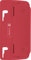 Brunnen 102065023 Taschenlocher Colour Code (zum Abheften, mit Linealprägung und Niederhalterfunktion) rot / red