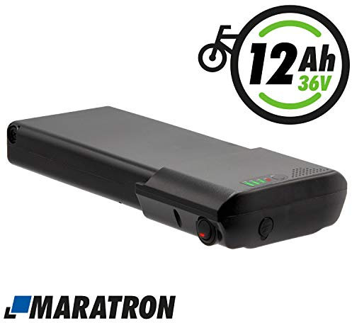 MARATRON E Bike Pedelec Ersatzakku für Ansmann 36V 11,6Ah (400Wh) u.a. für Kalkhoff Raleigh Groove MiFa BBF Vanraam AVE von GTE
