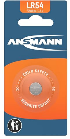 ANSMANN 5015313 Knofpzelle piles alcalines LR54 - 1.5V