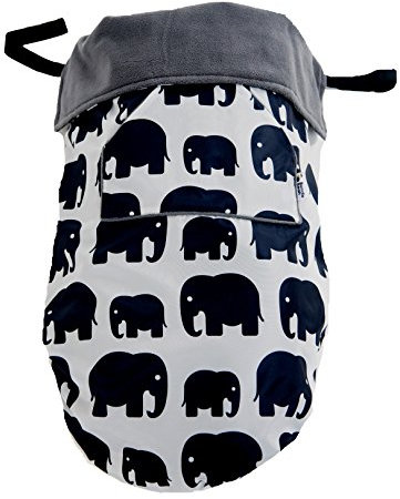 BundleBean GO | universeller, wasserdichter Fußsack |kann auch flach als Spielmatte ausgelegt Werden | universelle Passform und ausdehnbar für jedes Alter, vom Neugeborenen bis zum 4-Jährigen