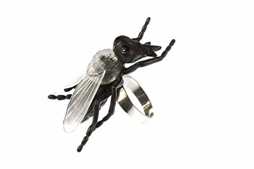 Miniblings Fliege Schmeißfliege Halloween Insekt Ring | Für jeden Tag gemacht, gefertigt in Berlin, ein Stück mit Persönlichkeit