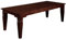 Massivmoebel24.de | Oxford Esstisch aus Massivholz SUNO #609 | aus Akazienholz - Nougat, lackiert | 260x100x76 cm | im Kolonial-Stil | Massivholztisch Esszimmertisch