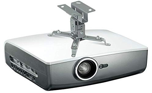 Mount-It! MI-605 Universal LCD / DLP Video Projector Ceiling Mount with 15 Degree Tilt Function, Carrying Capacity of 44 lbs, Fits Epson, Optoma, BenQ, ViewSonic Projectors with Adjustable Arms