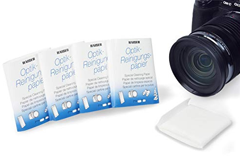Optik-Reinigungspapier, 4 Rollen à 40 Blatt