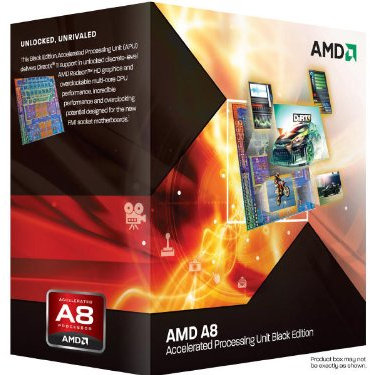 Processeur accéléré quadricoeur AMD A8-3870 avec graphique dédié AMD RadeonTM HD 6550D Socket FM1