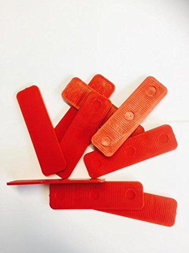 Distanzklötze Ausgleichsklötze Montageklötze Verglasungsklötze Kunststoffklötze 100 Stk. Stärke 1 mm - Maße 80 x 23 x 1mm