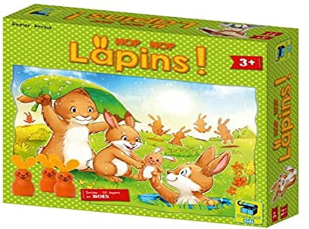 Matagot Hop Hop Lapins Jeux de Plateau, Édition Française 3760146640085, Marron