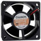 SUNON Ventilador de 60 mm, 60 x 60 x 25 cm, KDE1206PTS3, 12 V, DC Air Fan, 1,1 W, 6 cm, 2 cables (+/-) Refrigeración 60 mm x 25 mm