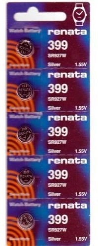 399 Watch Battery - Strip of 5 Batteries