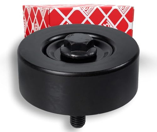 febi bilstein 34170 Idler Pulley for auxiliary belt, with screw, pack of one