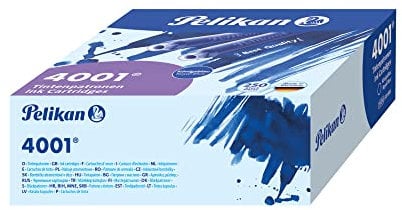 Pelikan 301838 Tintenpatronen TP/6 royal blau, 250 Stück