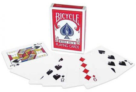 Bicycle Blank Back Deck - 56 Karten mit unbedruckten Rücken!