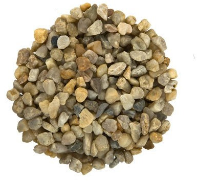 Aquariumpflanzen.net 25kg Aquarienkies hell, Körnung 4-8mm grob, Aquariumkies, Bodengrund
