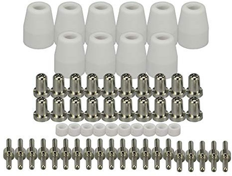 RIVERWELD LG-40 PT-31 Plasma schneid brenner Verbrauchs materialien Verlängert Vernickelt CUT-50 CT-312, 60 Stück