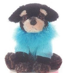 Aurora Plush 12 Black Terrier Fancy Pal