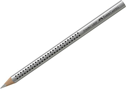 FABER-CASTELL 110982 - Buntstift Jumbo Grip, silber