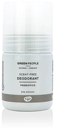 Green People Duftfreies Deodorant - Mit Präbiotika, Geeignet für Empfindliche Haut - Bio, Tierversuchsfrei & Vegan - 75ml