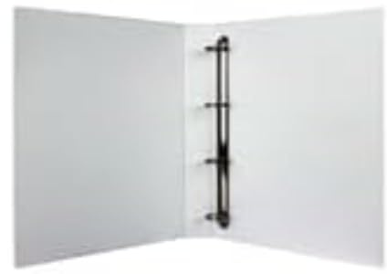 White Box Presentation 25 mm 4D-Ring Binder - White