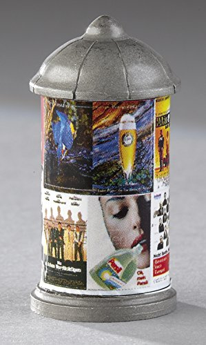 Kahlert Licht 30800 Puppenhauszubehör, grau, bunt beklebt