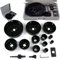 NEW 16PC HOLESAW SET CUTTING KIT 19-127MM WOOD METAL ALLOYS HEAVY DUTY IN CASE | CIRCULAR DRILL CUTTING CASE SET