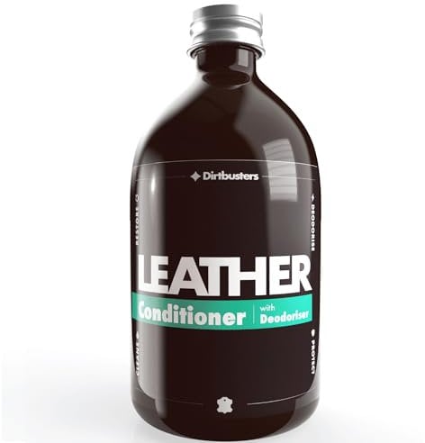 Dirtbusters Leather Conditioner, Protector & Restore, With Deodoriser To Revive & Nourish Leather Sofas, Furniture, Shoes, Bags, Car Seats, Saddles & Tack (500ml)