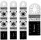 AB35BM 35mm Antler Bi Metal Blades for Fein Bosch Makita Oscillating Multitool (Pack of 10)