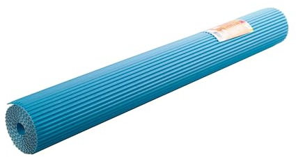 Clairefontaine 451027C - Maxi Flute Corrugated Board Roll 175g/m² - Petrol Blue - Format 2,00x0,70 m - Creative leisure - Arts & Crafts, Creative Cardmaking