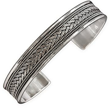 Fly Style Armreif aus 925 Sterling Silber - Wikinger Armspange - Viking Schmuck