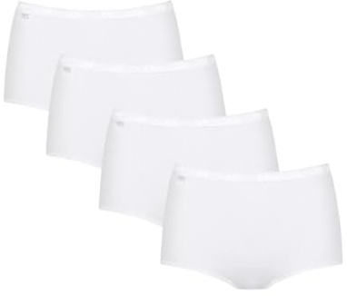 Sloggi Basic+ Maxi 4p Briefs Black Black Pack of 4 Women
