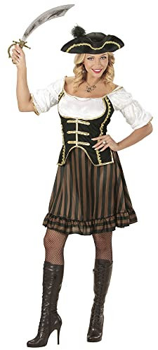 WIDMANN 06882 COSTUME DONNA PIRATA M CORSETTO NERO #0688