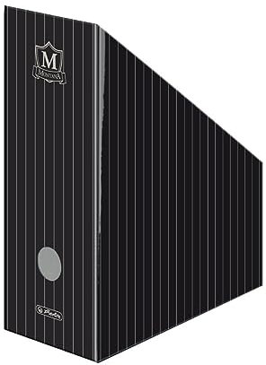 Herlitz 10085090 Wellpappe-Stehsammler Montana für DIN A4, schwarz