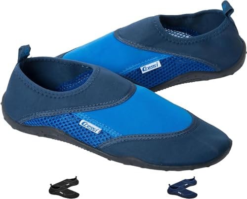CRESSI Coral Shoes - Adults Premium Shoes suitable for Sea and Water Sports, Blue/Azure, 45 EU